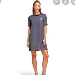 Adidas satin tee dress!